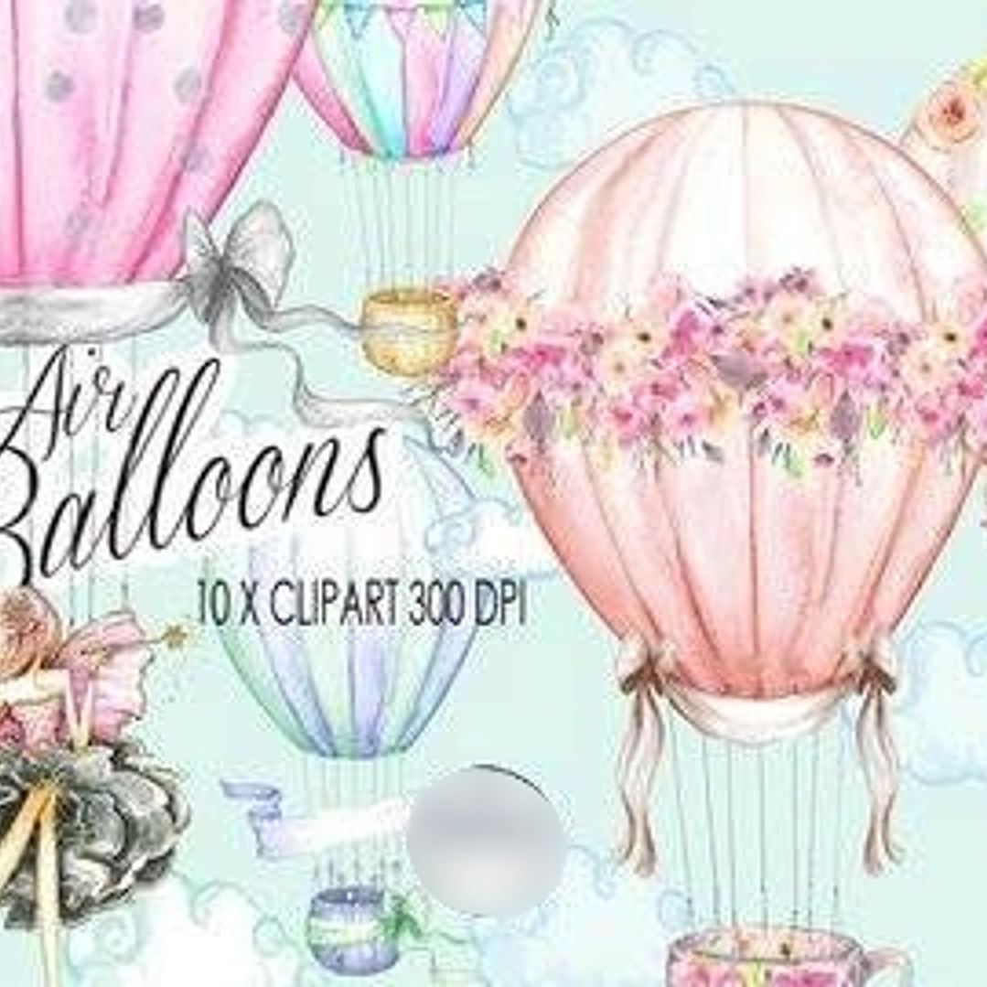 Kit Digital Balões de Ar de Fogo  1