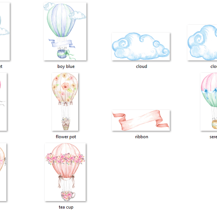Kit Digital Balões de Ar de Fogo  2