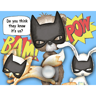 Kit Digital Batman Animais 