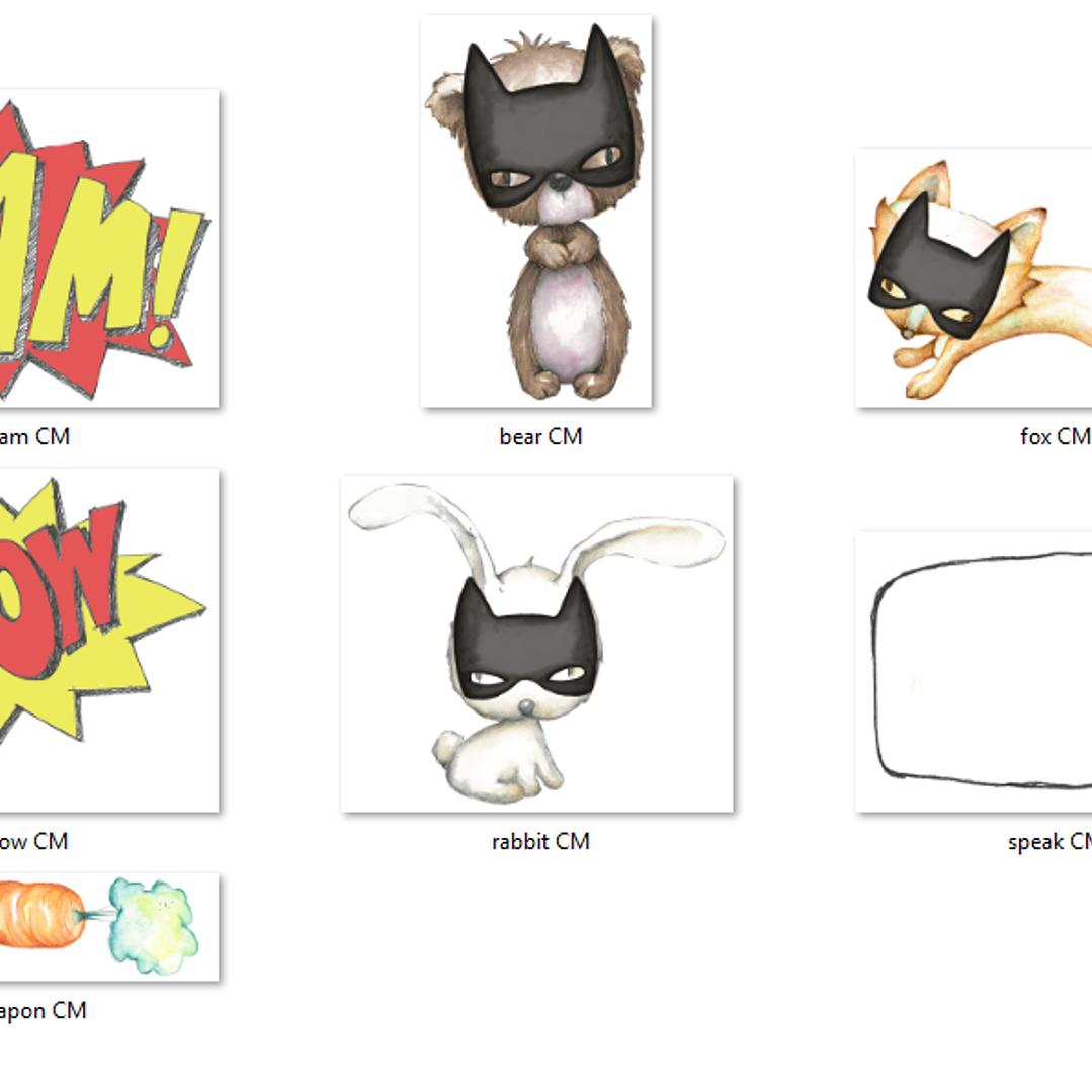 Kit Digital Batman Animais  2