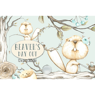 Kit Digital  Dia de Passeio dos Castores