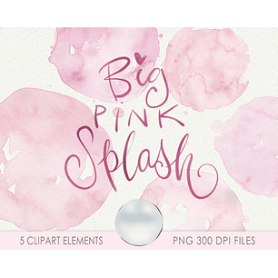 kit Digital Grande Respingo Rosa