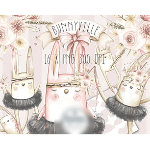 Kit Digital Coelhinho Boho