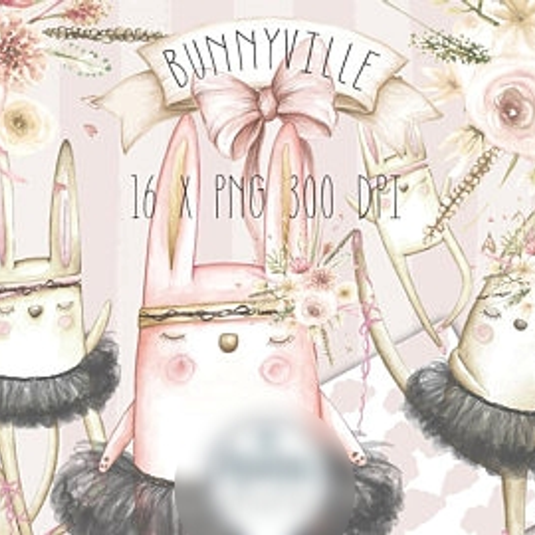 Kit Digital Coelhinho Boho 1