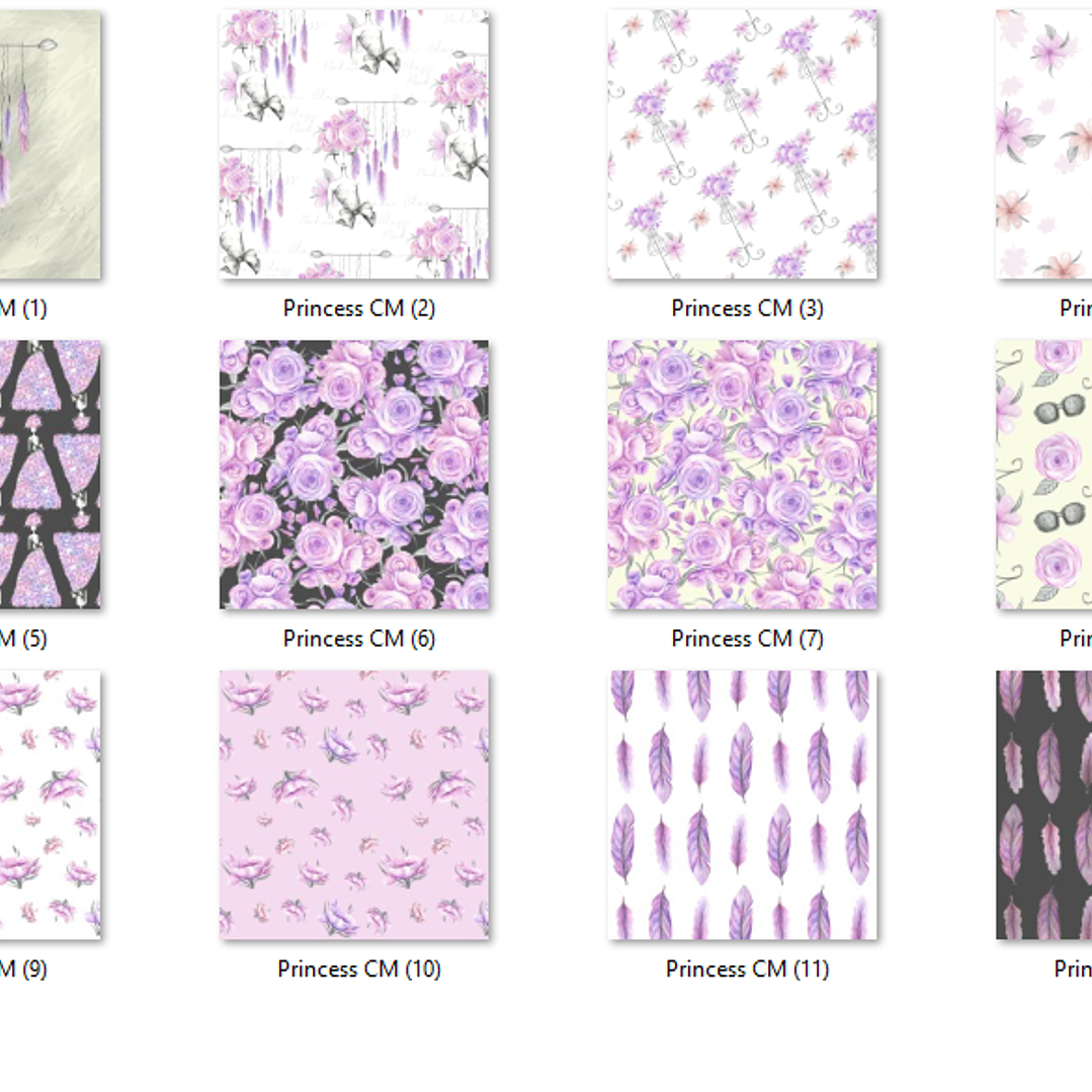 Kit Digital Papéis Princesa Boho 2