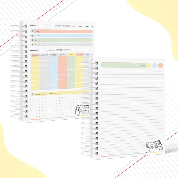 Arquivo Encaderrnação Escolar Video Game 2023 6