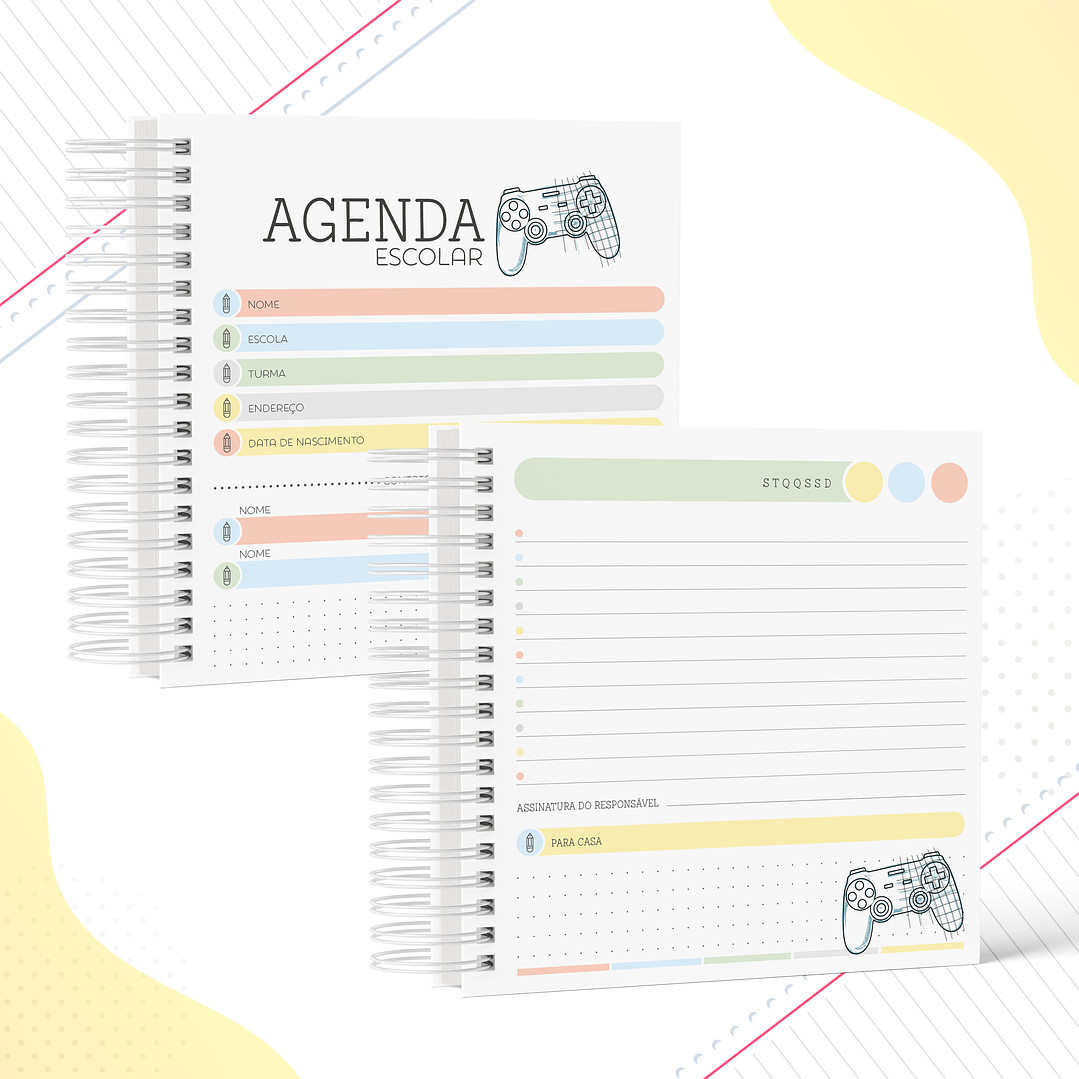 Arquivo Encaderrnação Escolar Video Game 2023 8