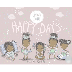 Kit Digital Dia Feliz Para Garotas