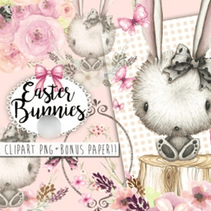 Kit Digital Coelhinhos  1