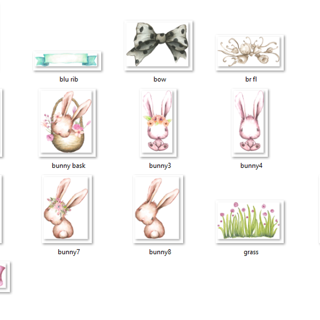 Kit Digital Coelhinhos 02  2