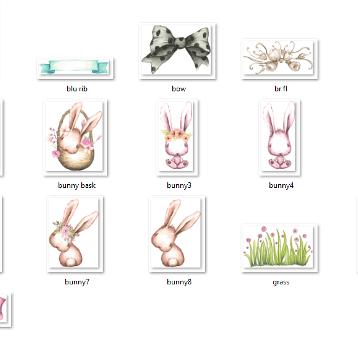 Kit Digital Coelhinhos 02  2