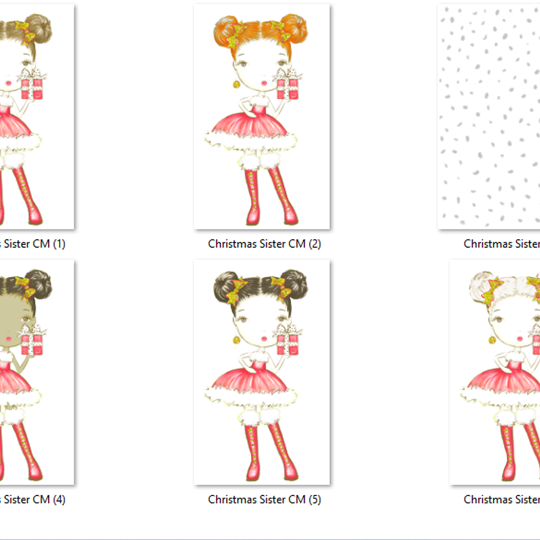 Kit Digital Natal Irmãs 2