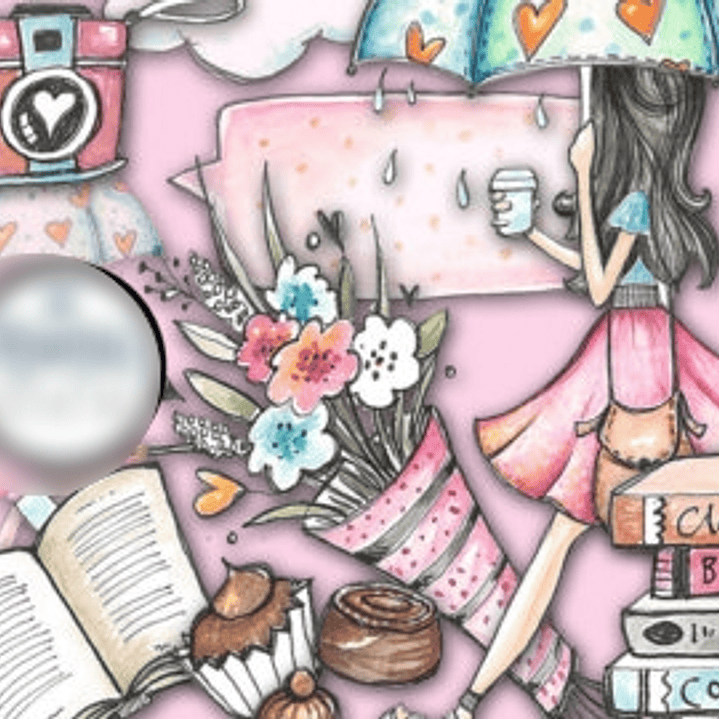 Kit Digital Menina Leitora  1