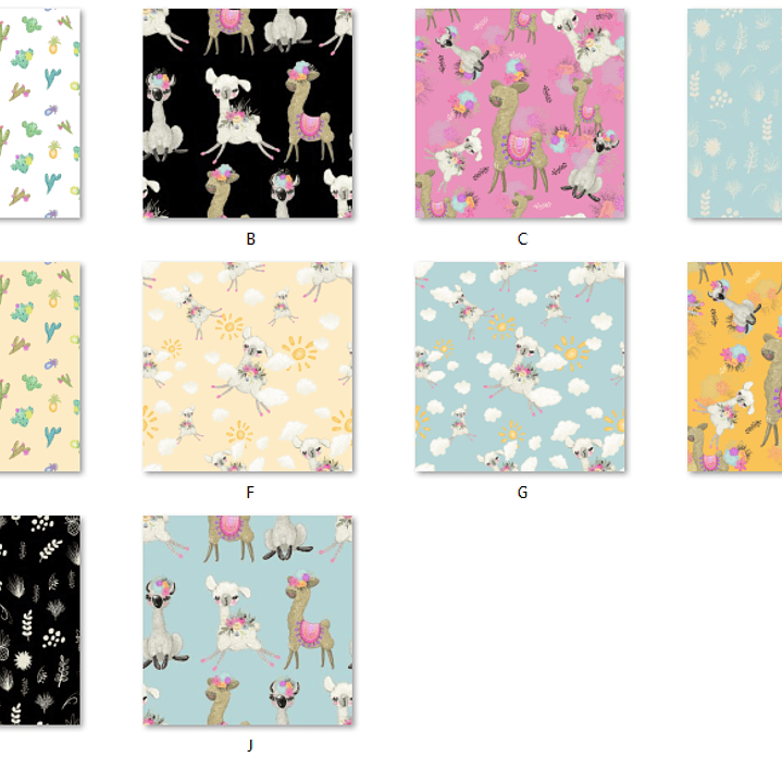 Kit Digital Papéis Lhama Fofinha  2