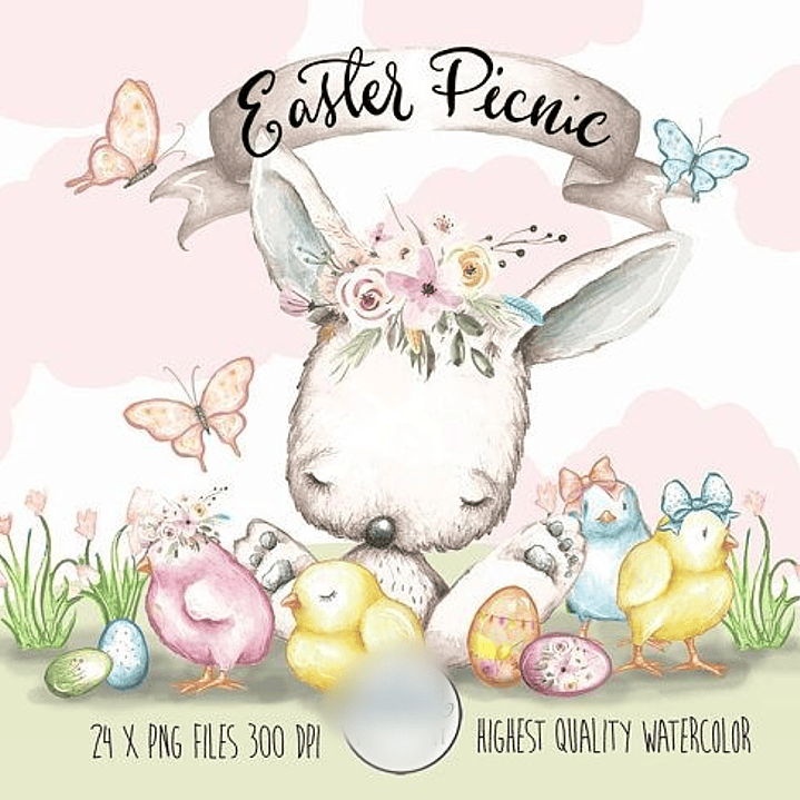 Kit Digital Piquenique de Páscoa 1