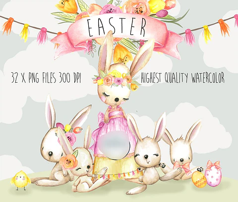 Kit Digital Piquinique da Páscoa 