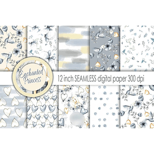 Kit Digital Papéis da Princesa 