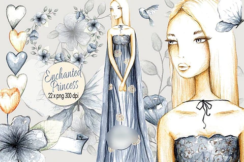 Kit Digital Princesa Encantada 