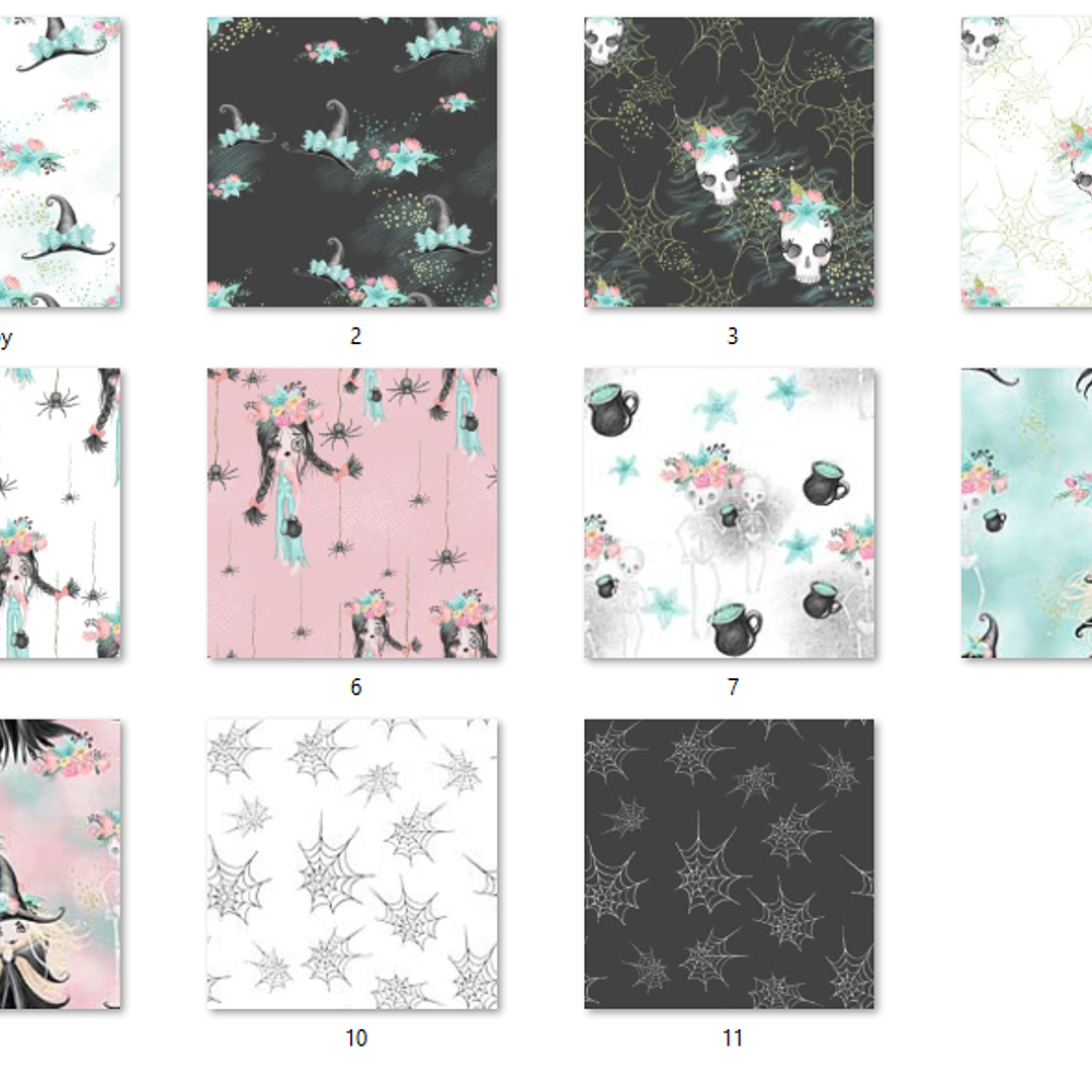 Kit Digital Papéis Bonecas Bruxinhas  2