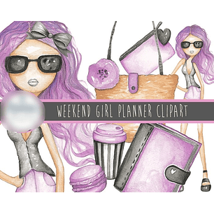 Kit Digital Menina da Moda 