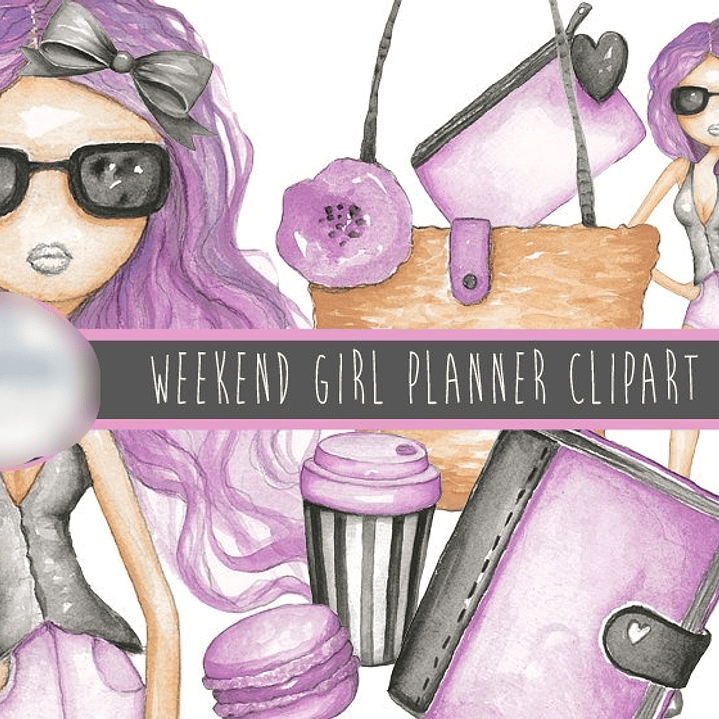 Kit Digital Menina da Moda  1