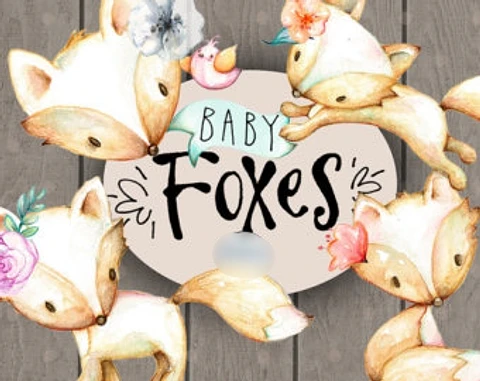 Kit Digital Bebês Raposinhas 