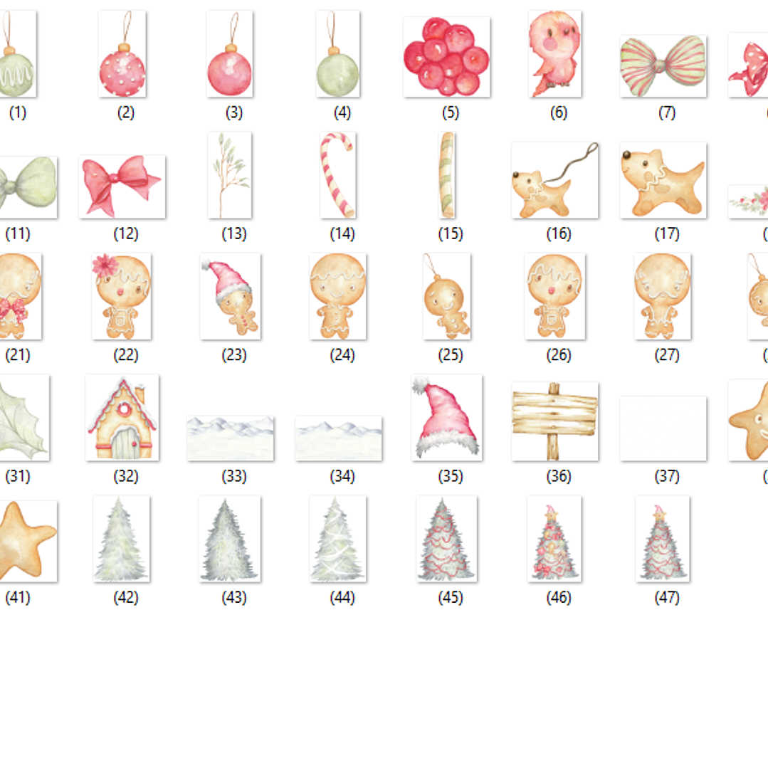 Kit Digital Cidade de Biscoitinhos de Natal  2