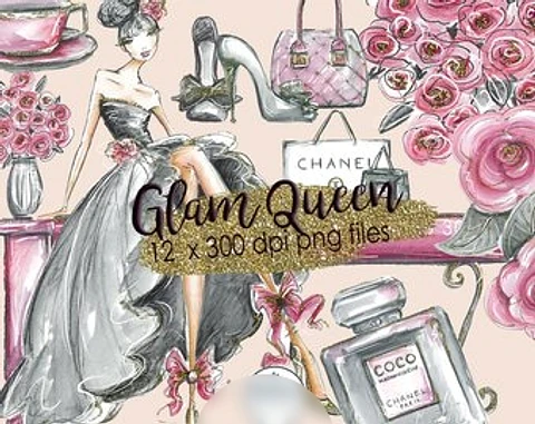 Kit Digital Rainha Glamurosa 