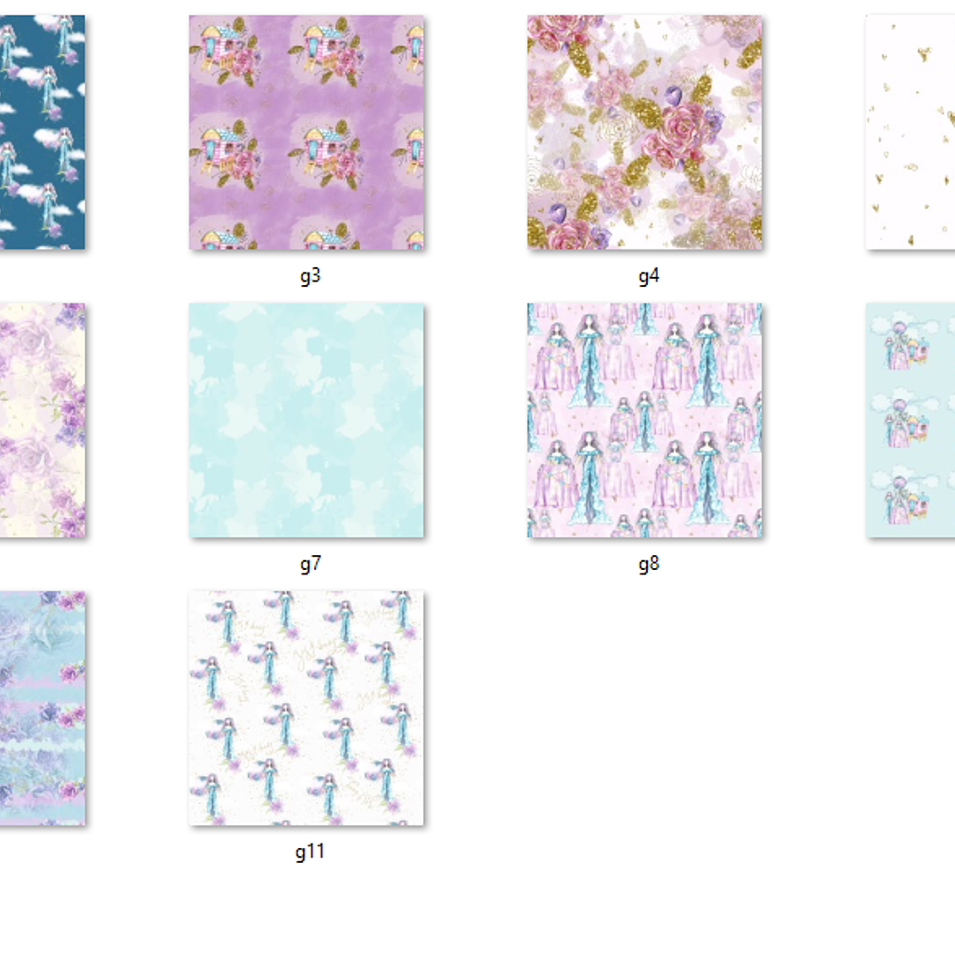 Kit Digital Papéis Rosa Cigana  2