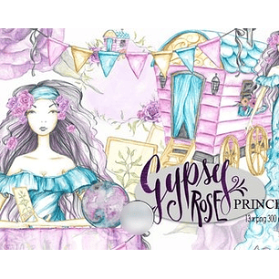 Kit Digital Rosa Cigana 