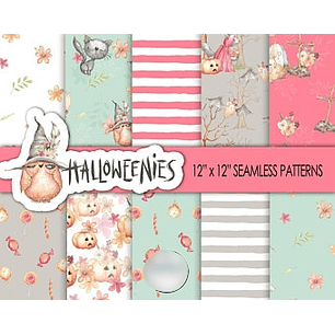 Kit Digital Papéis Halloween 