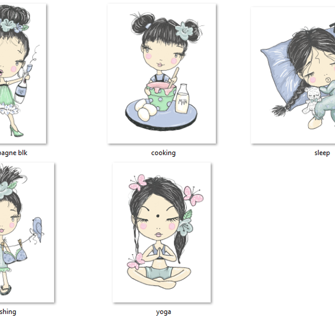 Kit Digital Dias Felizes Garota  2