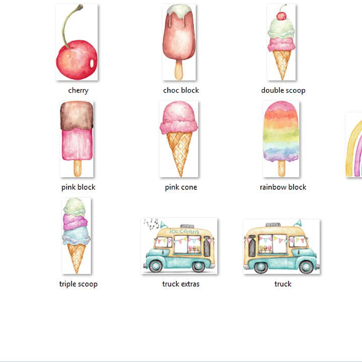 Kit Digital Carrinho de Sorvete  2