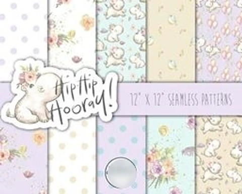 Kit Digital Papéis Hipopótamo Fofinho 