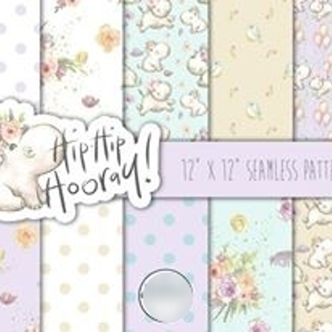 Kit Digital Papéis Hipopótamo Fofinho  1