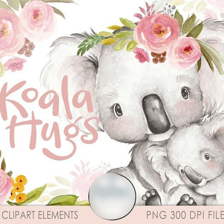 Kit Digital Abraços Koala  1