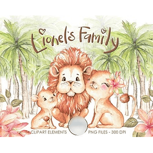 Kit Digital Família de Leão 