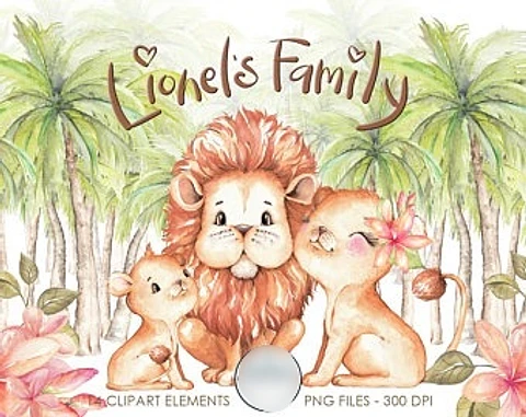 Kit Digital Família de Leão 