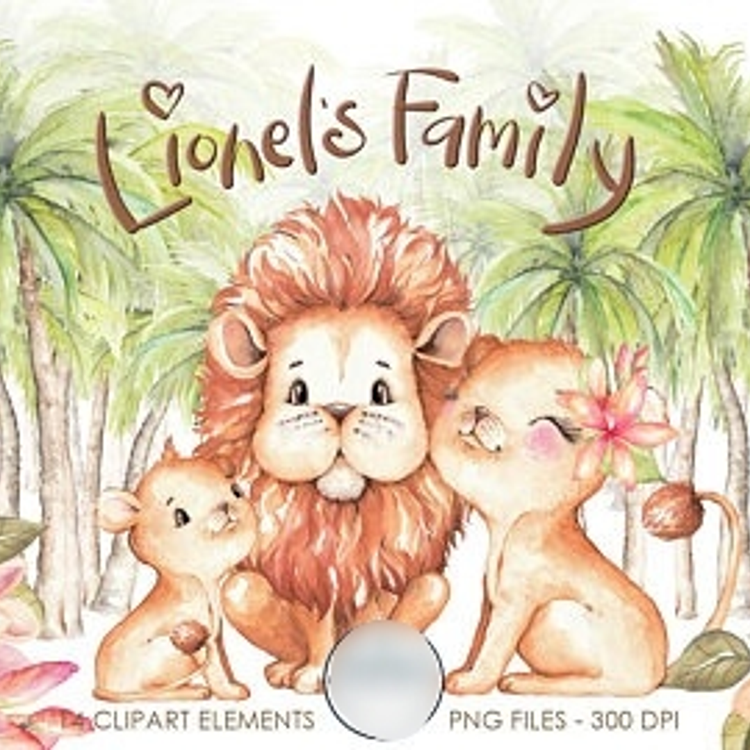 Kit Digital Família de Leão  1