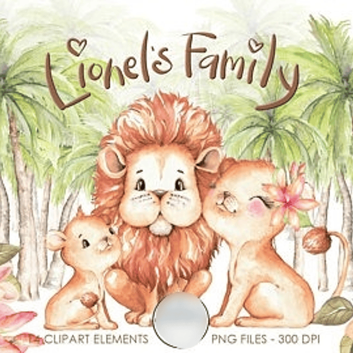 Kit Digital Família de Leão  1