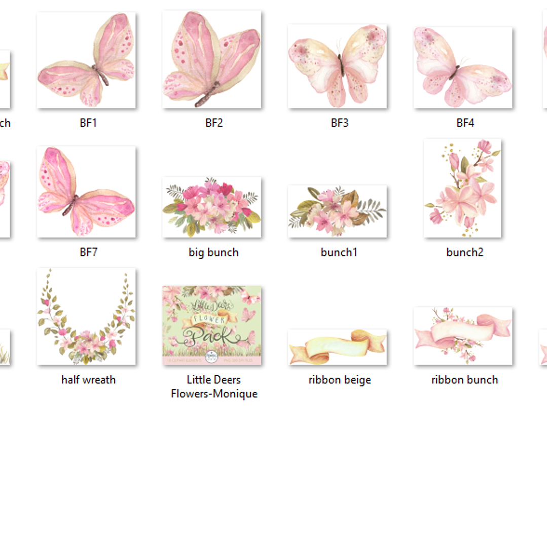 Kit Digital Jardim com Borboletas  2