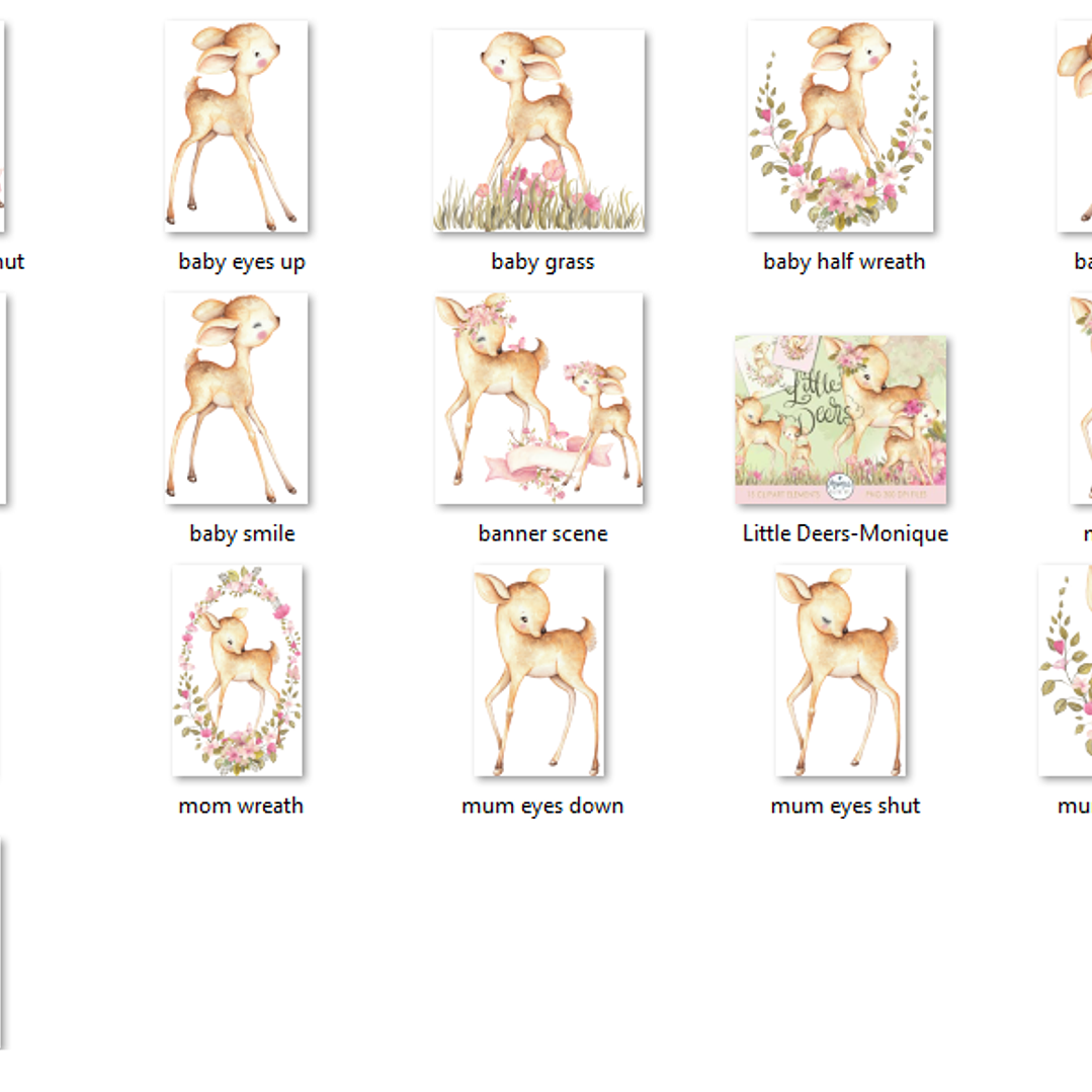 Kit Digital Pequeno Veado  2