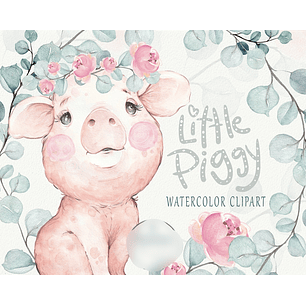 Kit Digital Pequeno Porquinho 