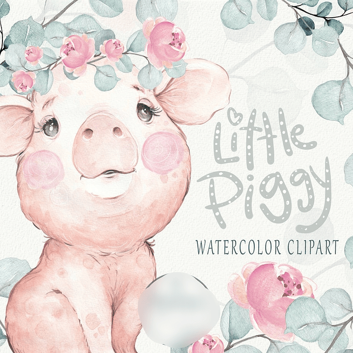 Kit Digital Pequeno Porquinho  1