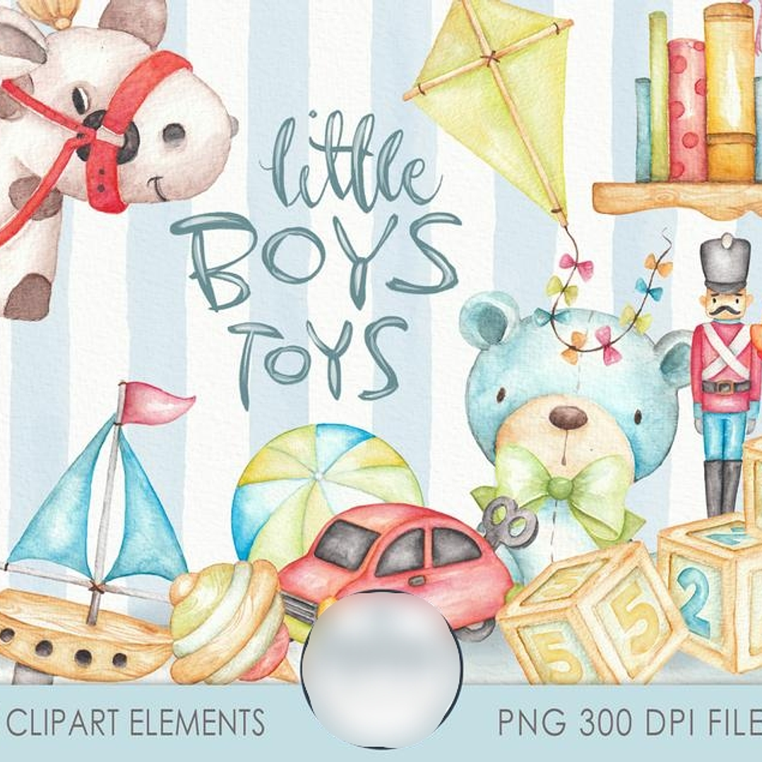 Kit Digital Brinquedos de Meninos  1