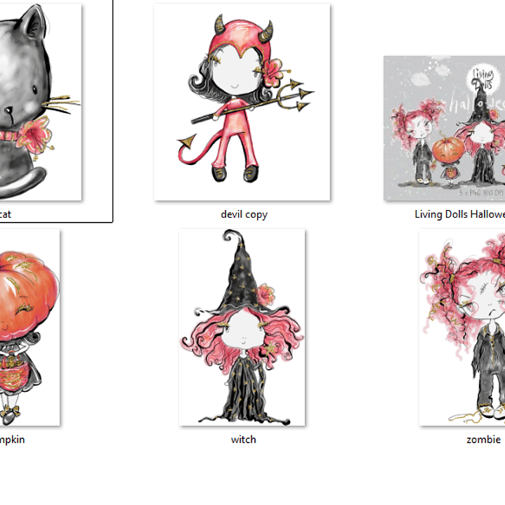 Kit Digital Bruxinhas Halloween  2