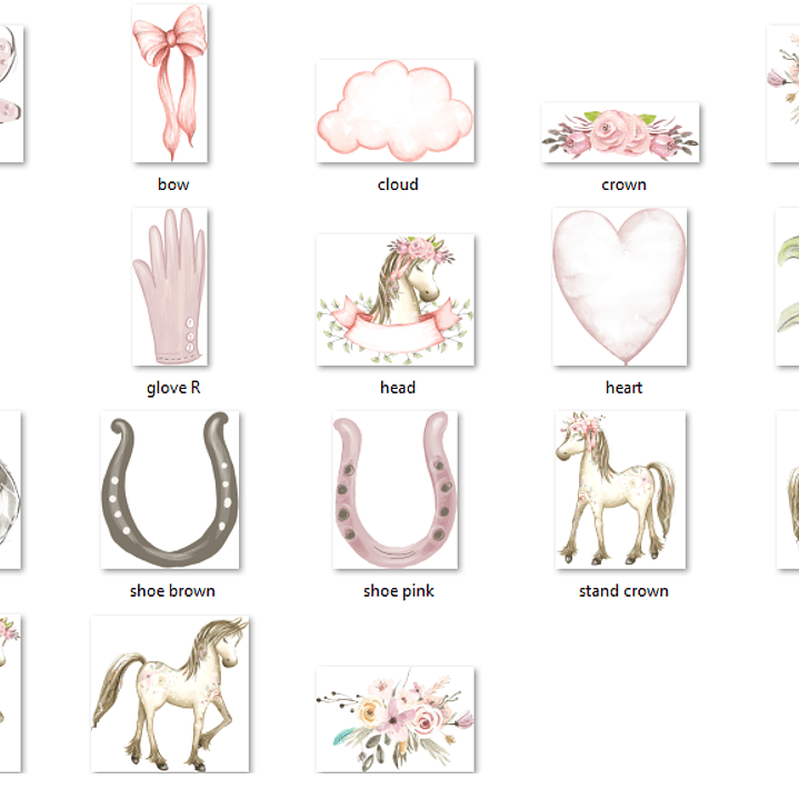 Kit Digital Linda Pônei  2