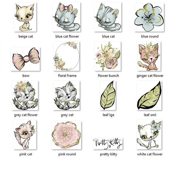 Kit Digital Linda Gatinha  2