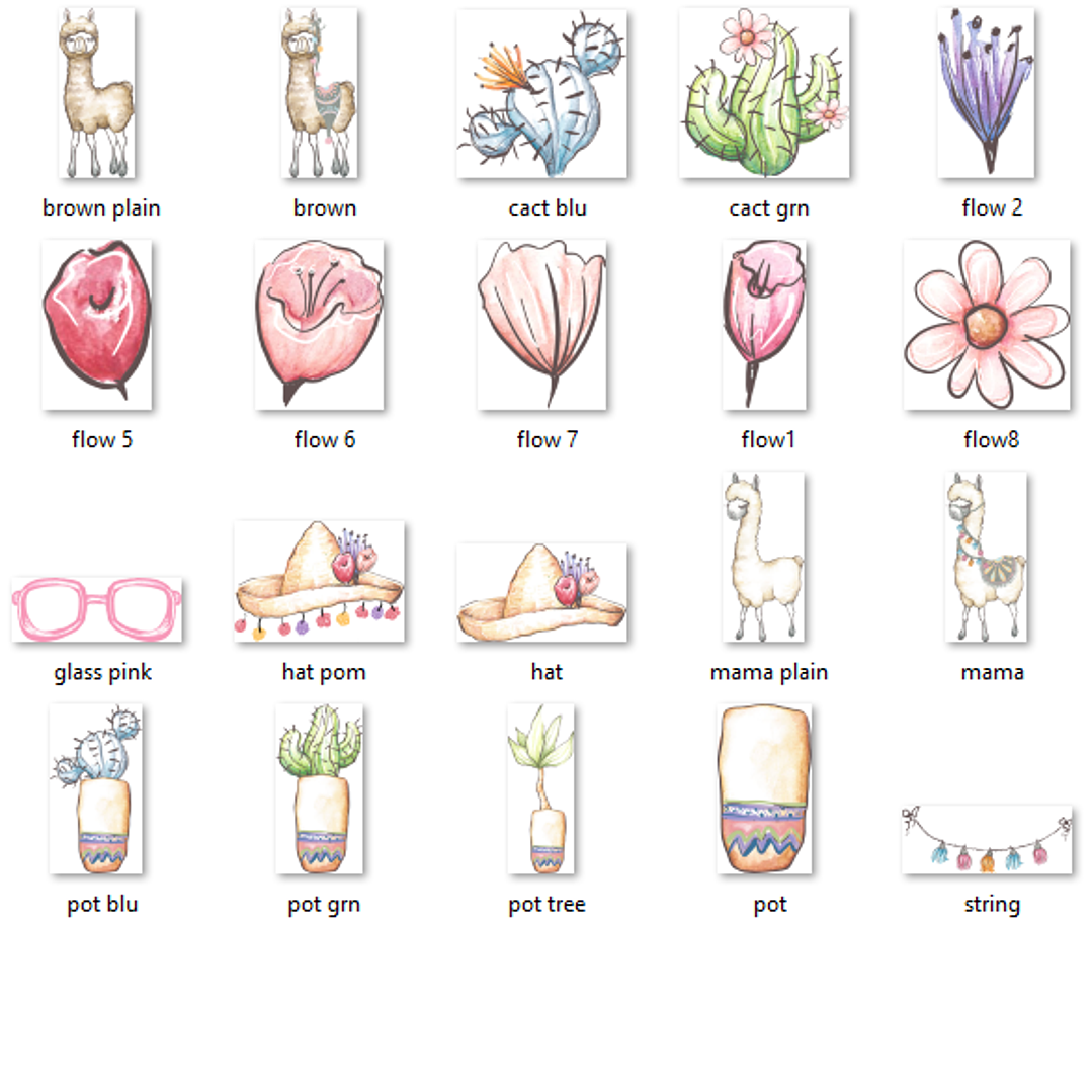 Kit Digital Lhama  2