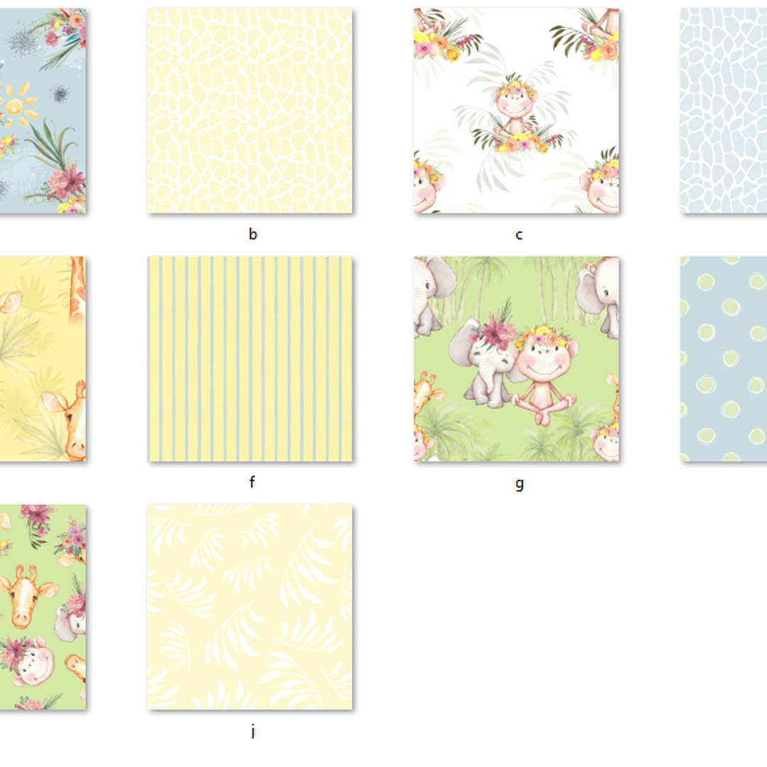 Kit Digital Papéis Animais Ohh Lá Lá  2